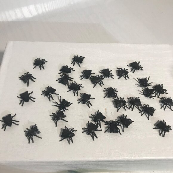 Halloween Creepy Crawly & Decor Set or Cake Deco Bugs Bats Skeletons Skull Sign - Picture 7 of 10